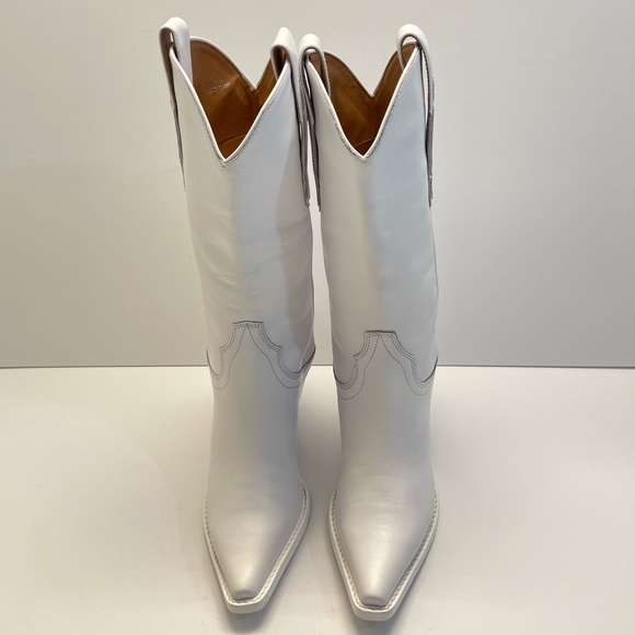 JEFFREY CAMPBELL Floured Western Boot in White Size 7 - Picture 8 of 11